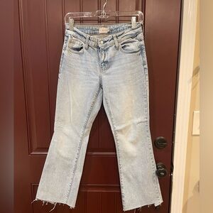 Cello Straight Leg Cropped Jeans. New without tags.